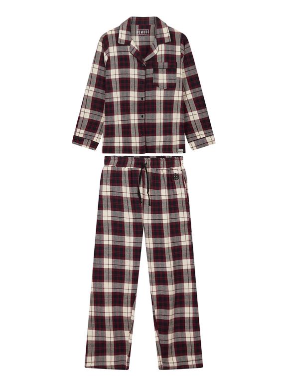 Pyjama Set Jim Jam Dames Maroon 2