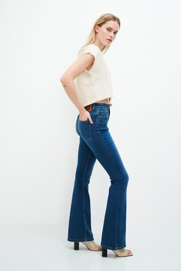 Lisette Flare Jeans Lichtblauw 2