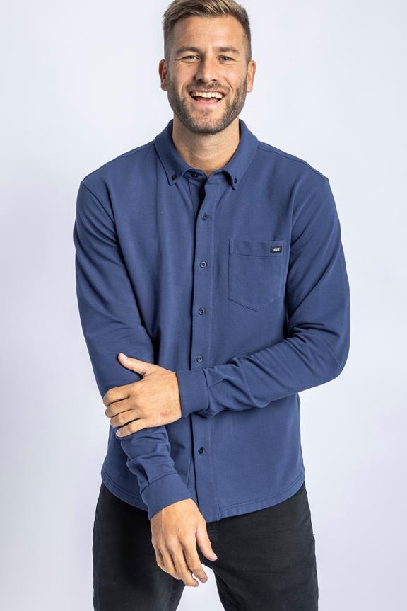 Overhemd Jersey Blauw 1