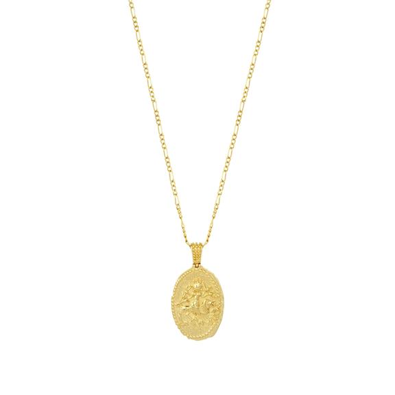 Pendant Gold Vermeil She Who Has Courage  1