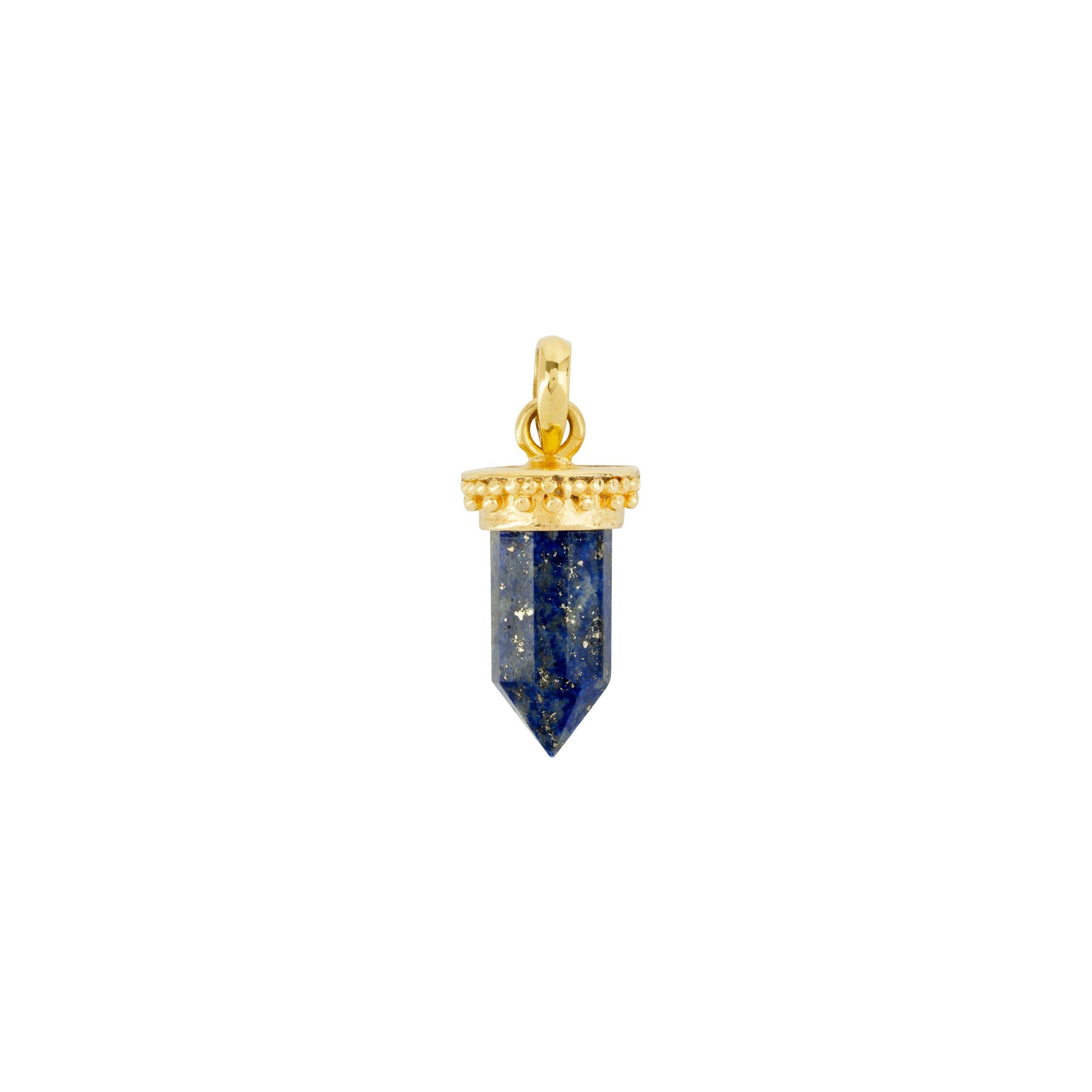 Lapis Lazuli Hanger Goud Vermeil 1