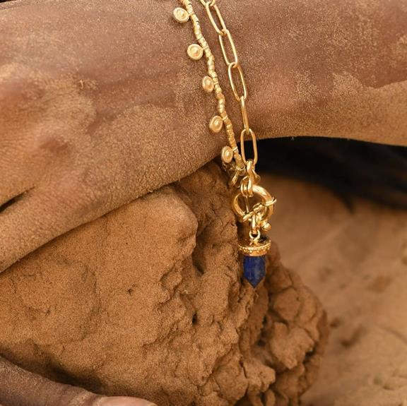 Lapis Lazuli Charm Gold Vermeil 6