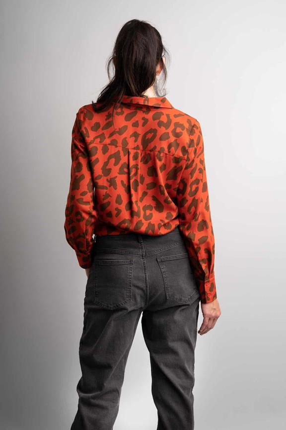 Mees Rote Leopardenbluse 4