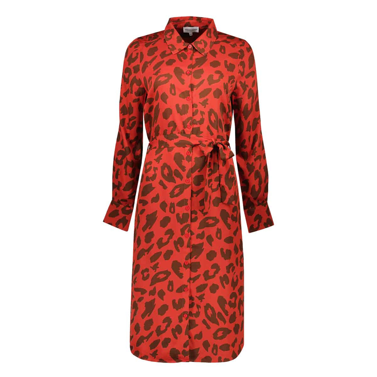 Blackbird Red Leopard Dress 1