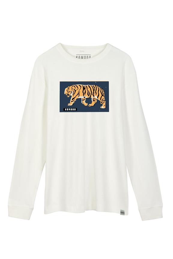 T-Shirt Tigre Du Bengale Hakon Blanc Cassé 1