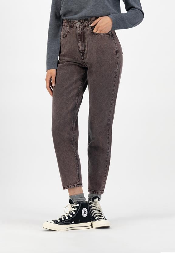 Mom Tapered Jeans Berry 3