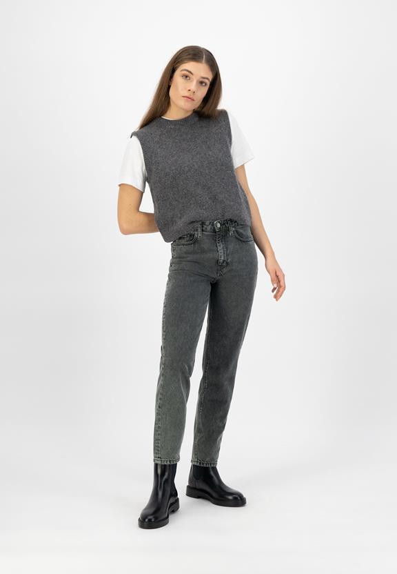 Mom Tapered Jeans Forest Grün 4