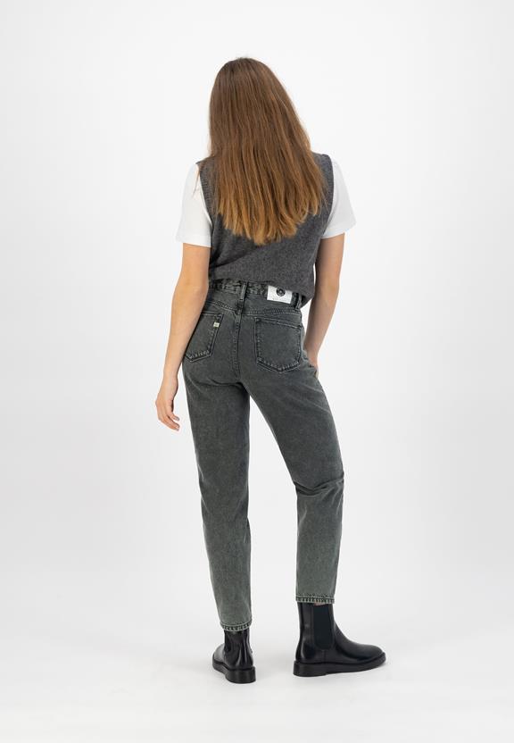 Mom Tapered Jeans Forest Groen 5