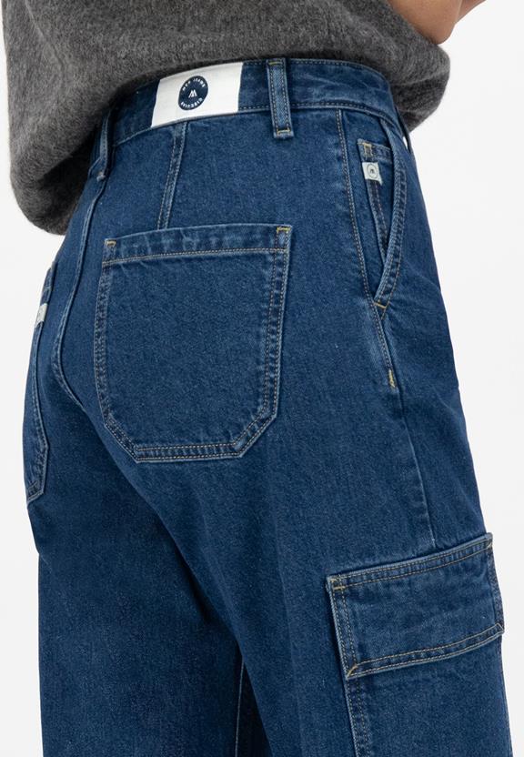 Wilma Works Jeans Stone Indigo Blauw 6