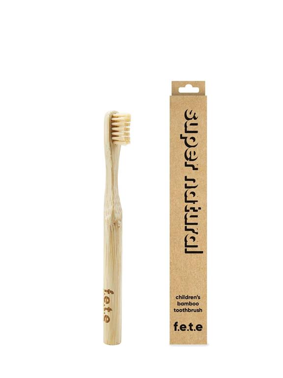 Children's Soft Bamboo Toothbrush SUPER NATURAL 1