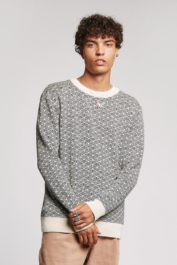 Sweater Hakku Organic Cotton Offwhite 1