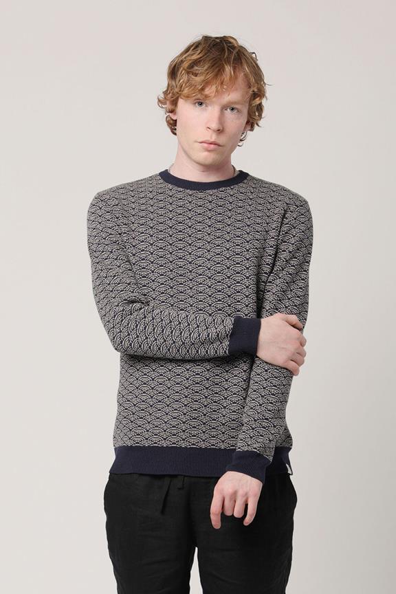 Sweater Hakku Organic Cotton Navy 1