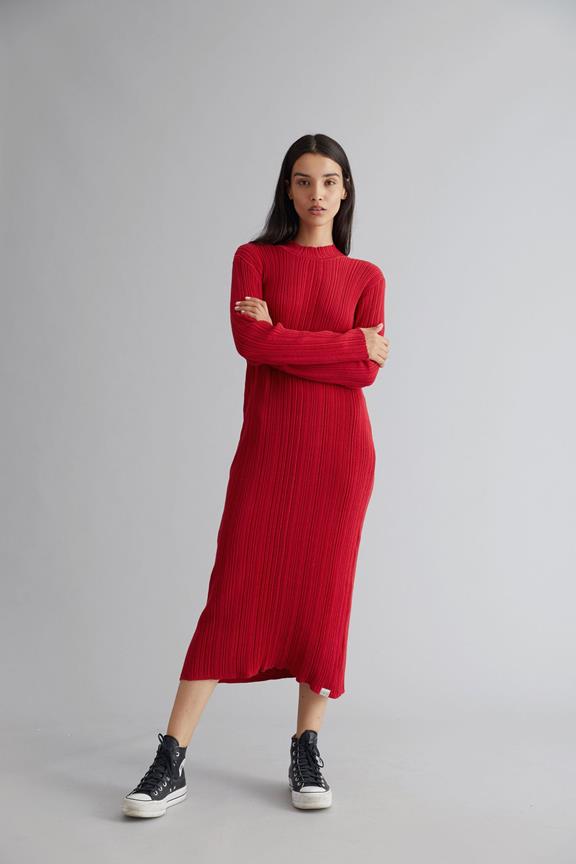 Dress Mayumi Organic Cotton Red 1