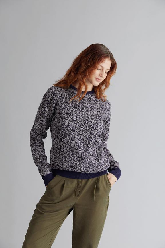Sweater Tara Organic Cotton Navy 1