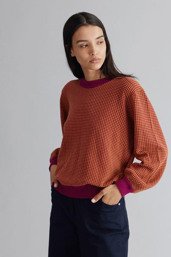 Sweater Hope Organic Cotton Cherry 1