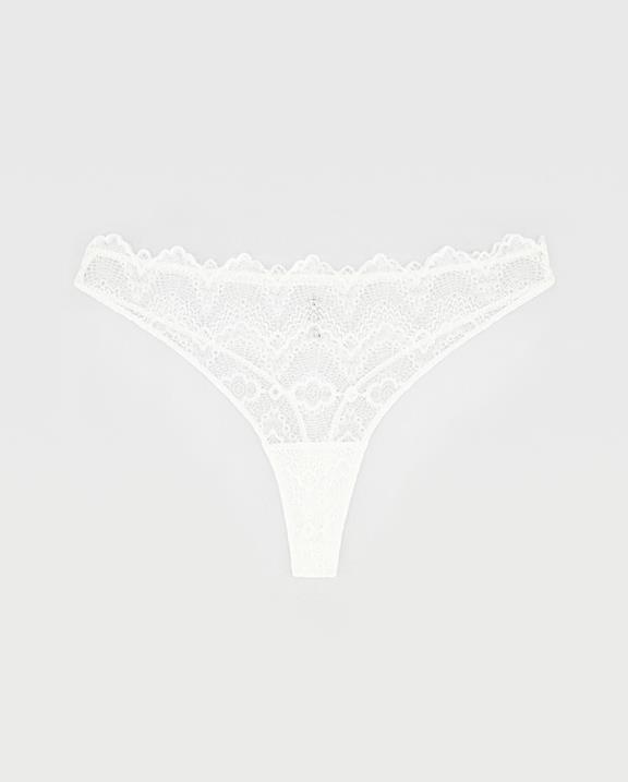 Lace String Blanche Off-White 2