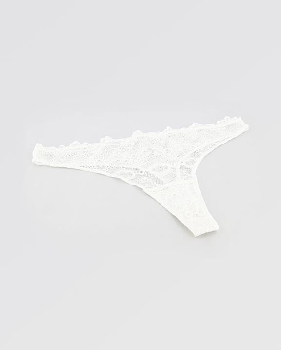 Lace String Blanche Off-White 8