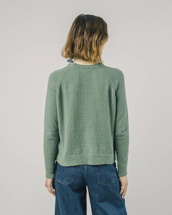Cropped Sweater Botanic Green 4