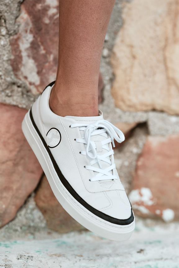 Sneakers Apls Maça Low Zwart En Wit 2