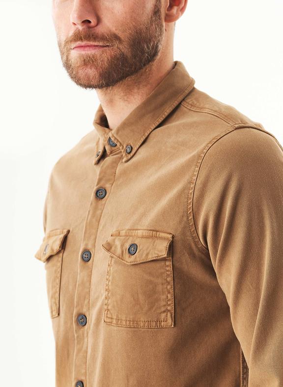 Shirt Tencel Organic Cotton Brown from Shop Like You Give a Damn