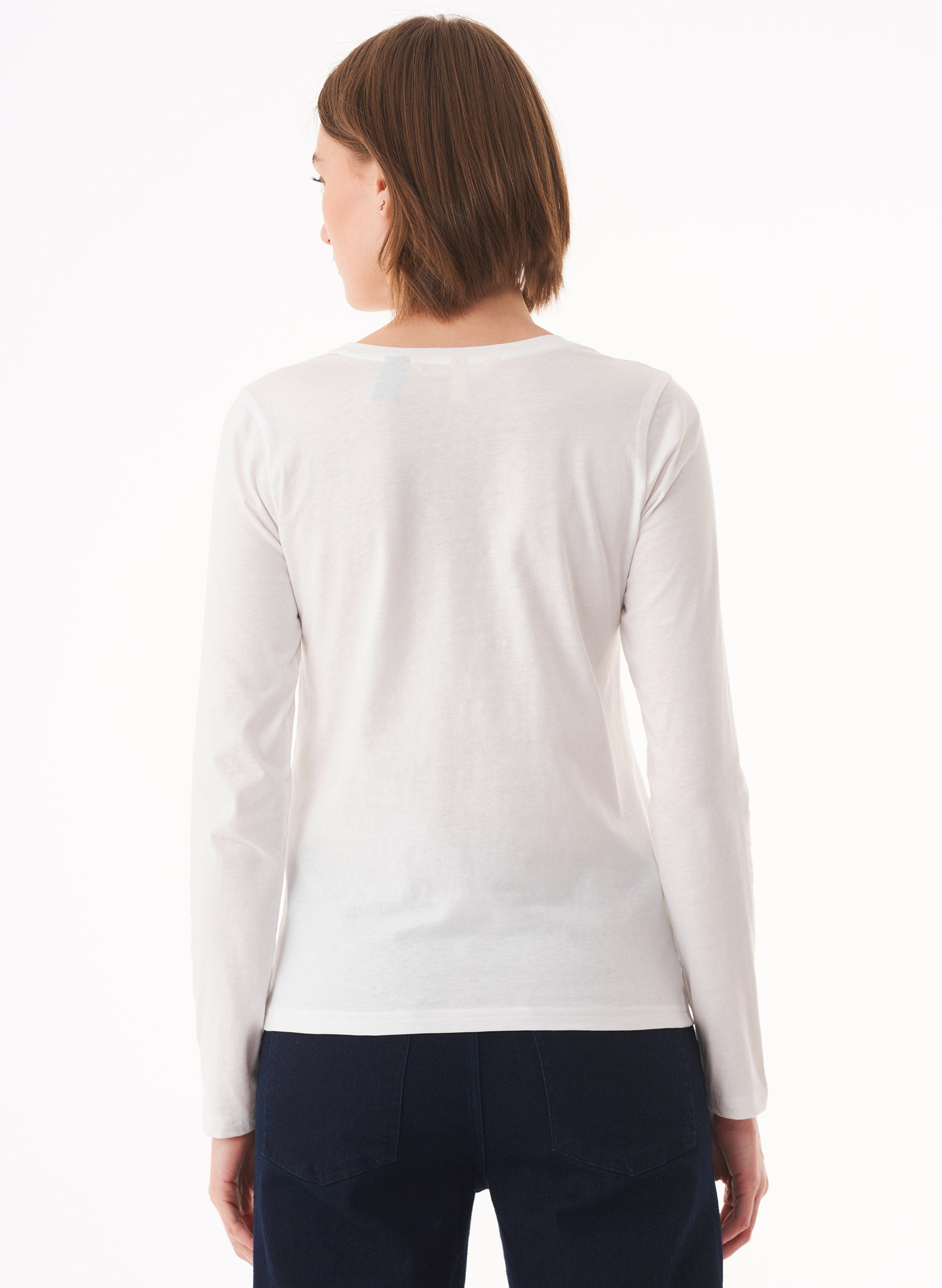 Top Long Sleeves Off-White from Shop Like You Give a Damn