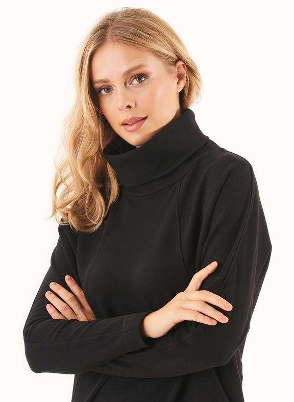 Sweater Dress Organic Cotton Black 4
