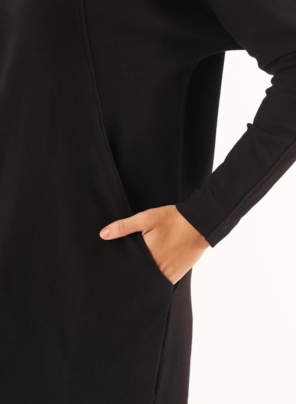 Sweater Dress Organic Cotton Black 5