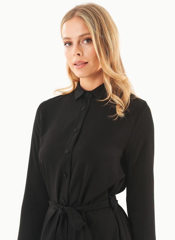 Shirt Dress Ecovero Black 4