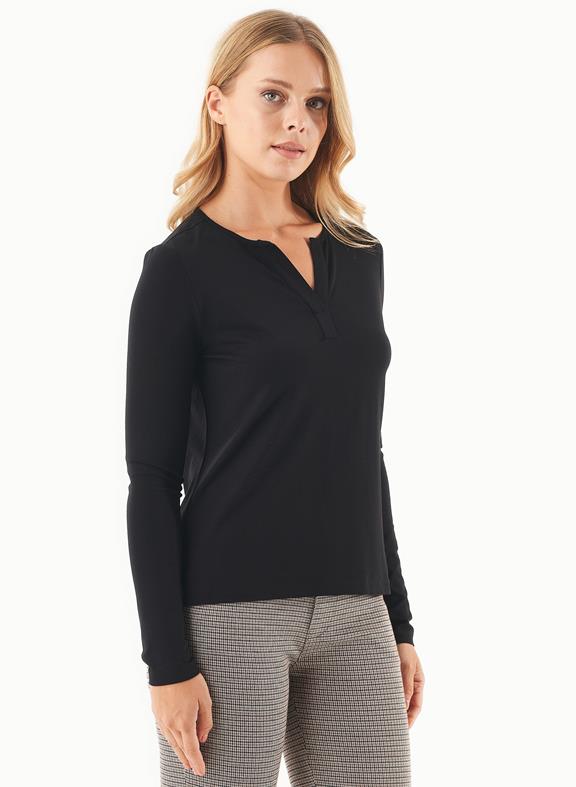 Long Sleeve Shirt Ecovero Black 3