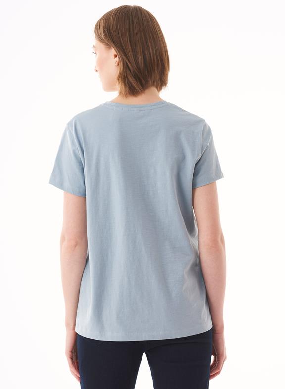 Basic T-Shirt Bio-Katoen Dusty Blue from Shop Like You Give a Damn