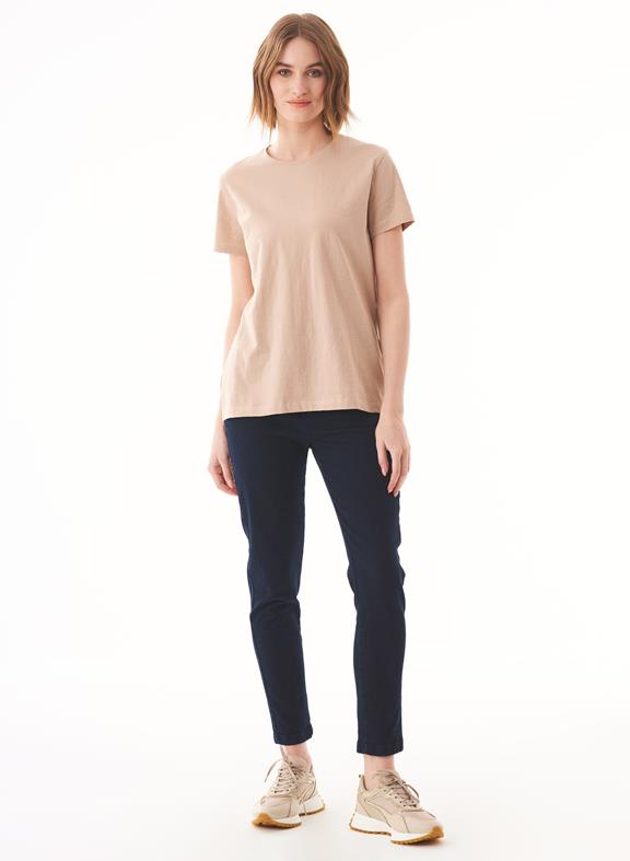 Basic T-Shirt Organic Cotton Beige from Shop Like You Give a Damn