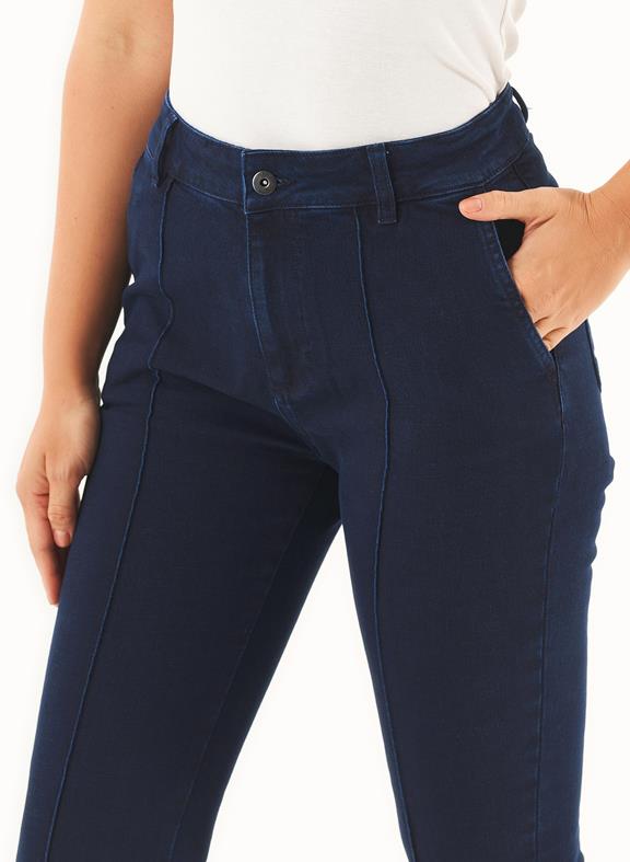 Flared Jeans Organic Cotton Dark Navy 5