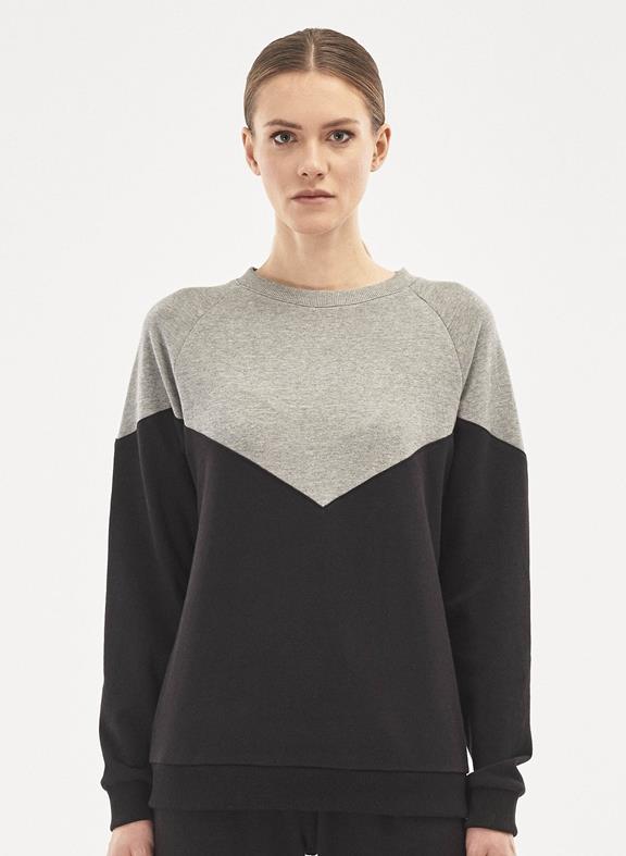 Sweatshirt Organic Cotton Black Grey via Shop Like You Give a Damn