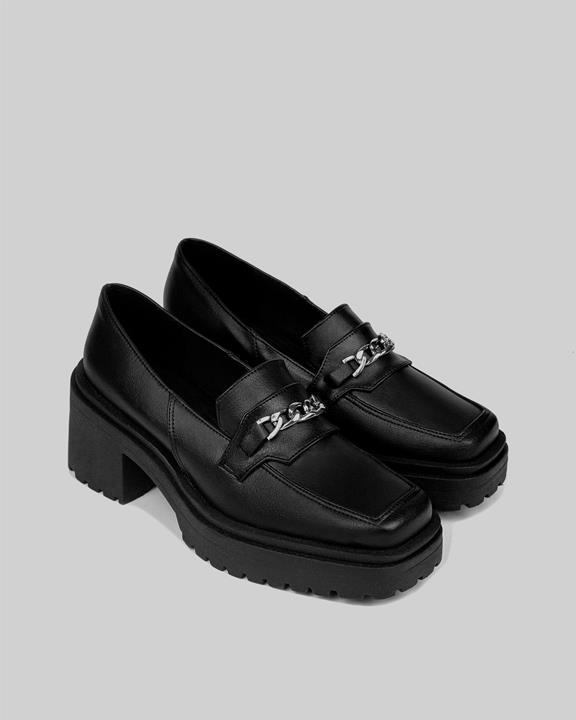 Squared Chunky Loafers Zwart 2