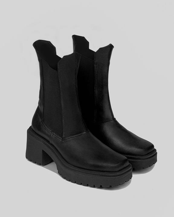 Squared Chelsea Boots Black 4