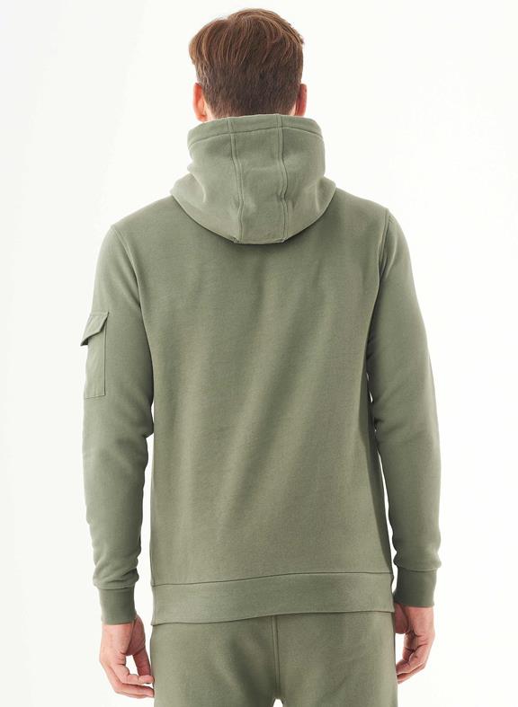 Soft Touch Sweat Hoodie Olive 2