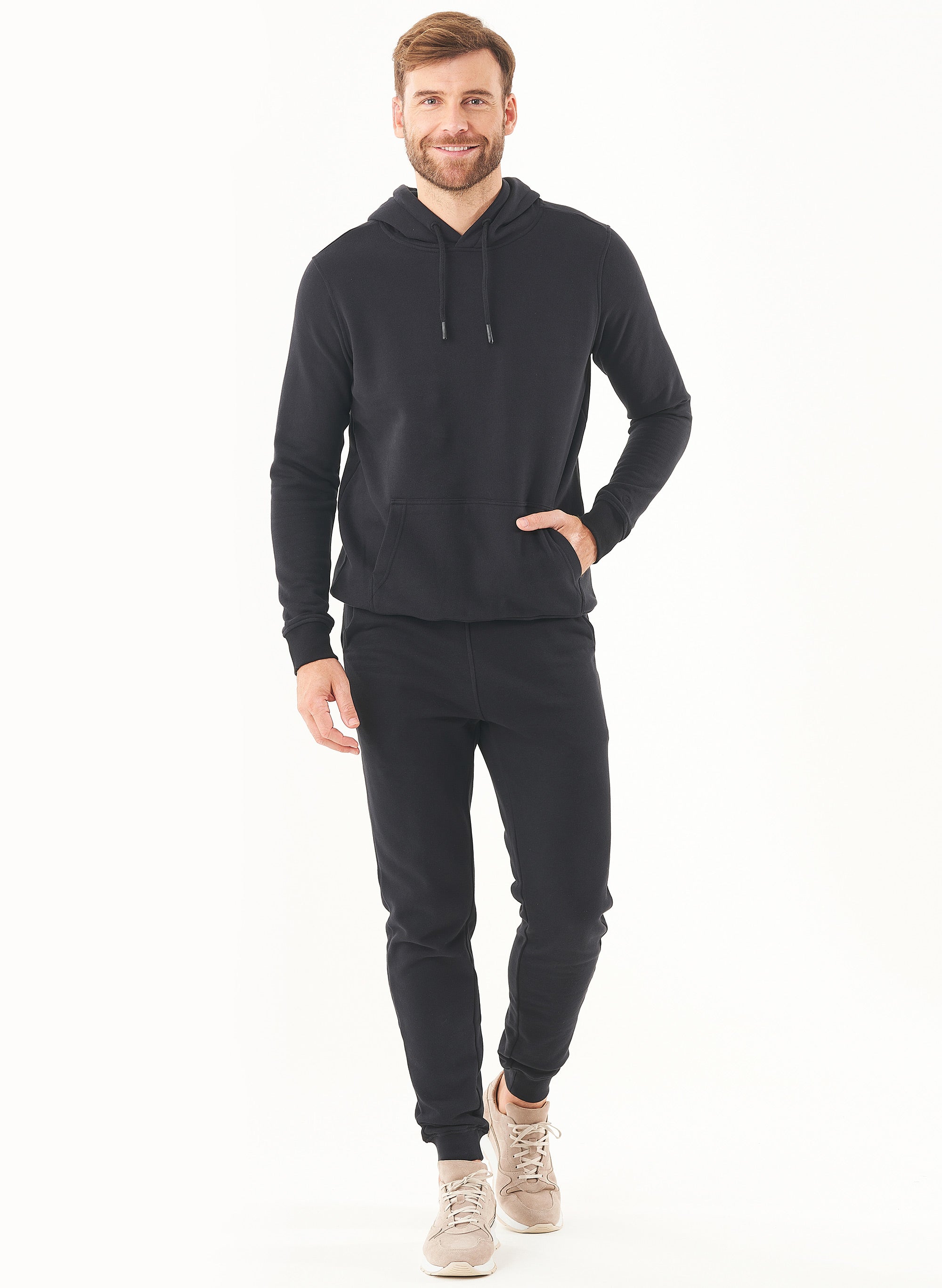 Hoodie Soft Touch Black 2