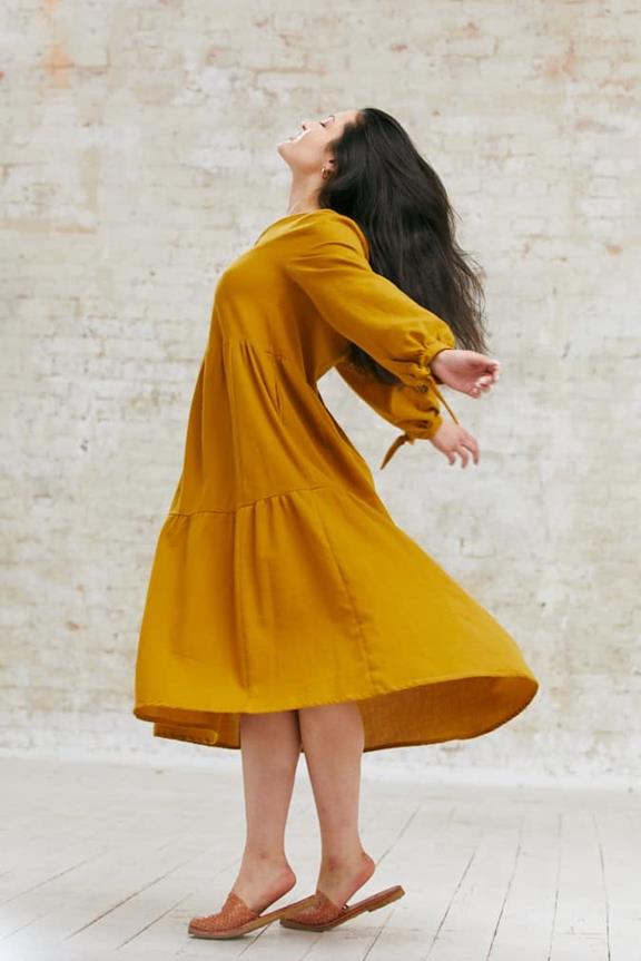 Dress Jamini  Mustard Yellow 6