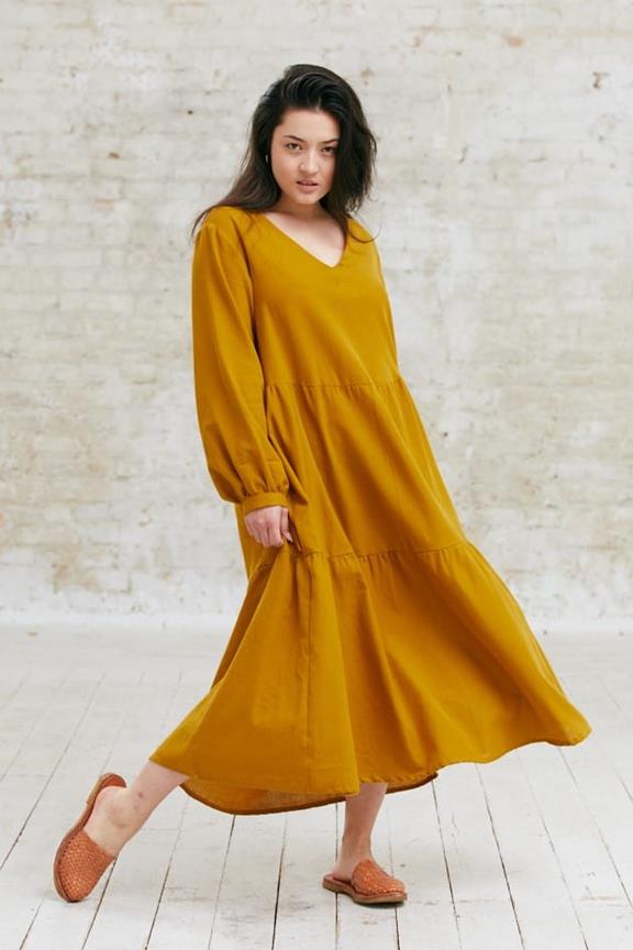 Dress Jamini  Mustard Yellow 8