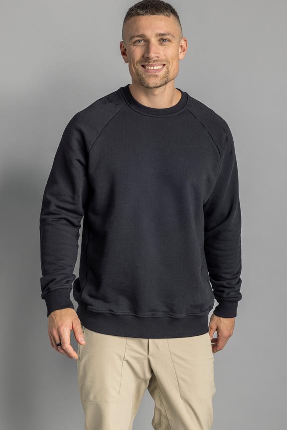 Sweatshirt Raglan Black 1