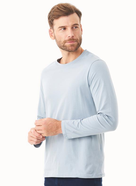 Long Sleeve Shirt Dusty Blue 3
