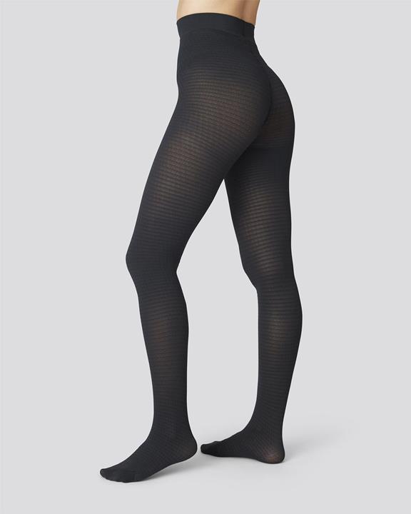 Agnes Houndstooth Tights Black 1