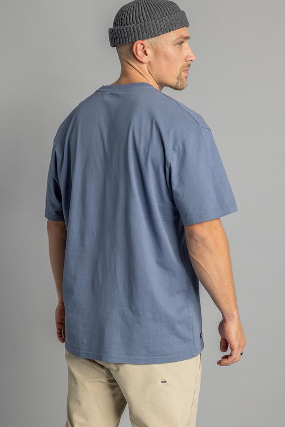 Übergroßes T-Shirt Aquamarin 3