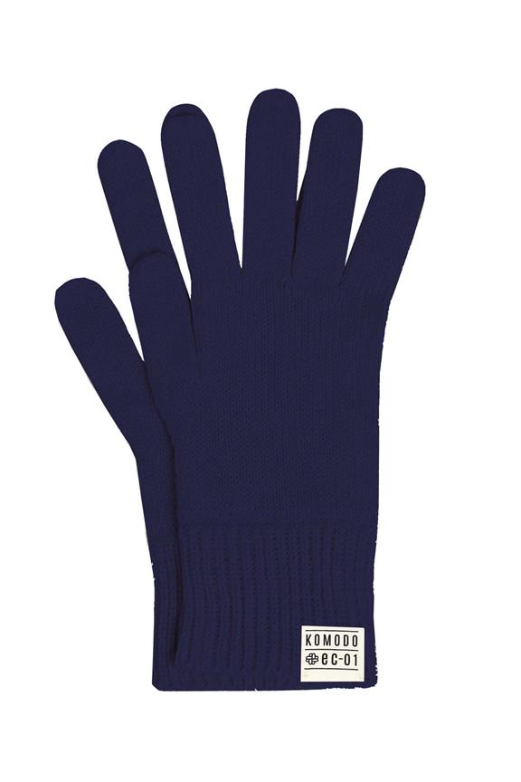 Handschuhe Tsuna Bio-Baumwolle Marineblau 1
