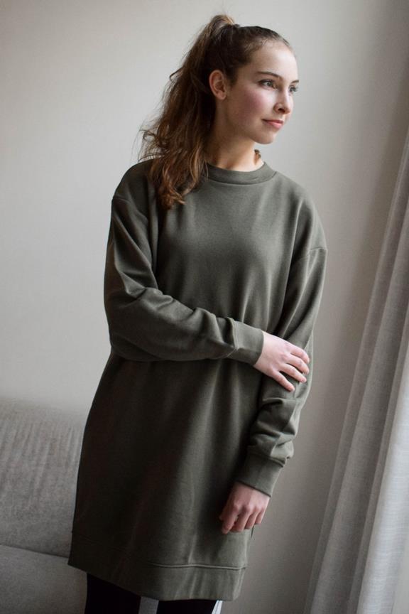 Livia Sweater Dress Green 2