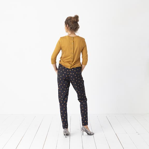 Trousers Floor Mustard Dots 7