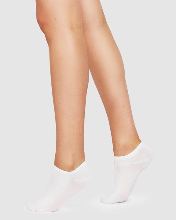 Sara Premium Sneaker Socks White 1