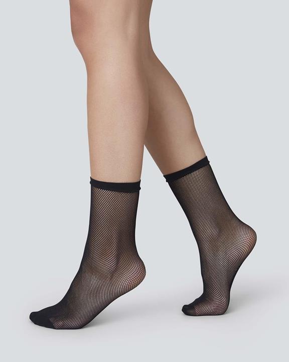 Elvira Net Socks Black 1