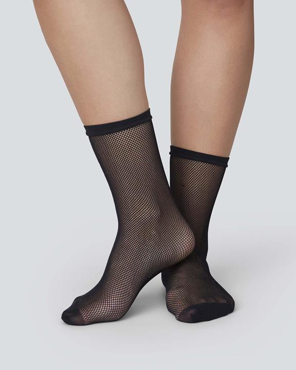 Elvira Net Socks Black 2