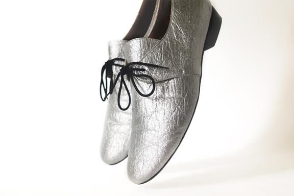 Schuhe Tapir Silber 6